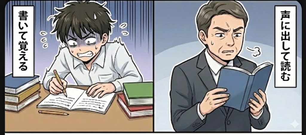 書いて覚える・声に出して読む